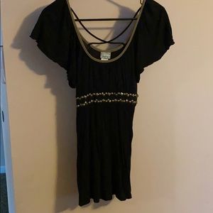 daytrip Women’s Black Top with Beading
